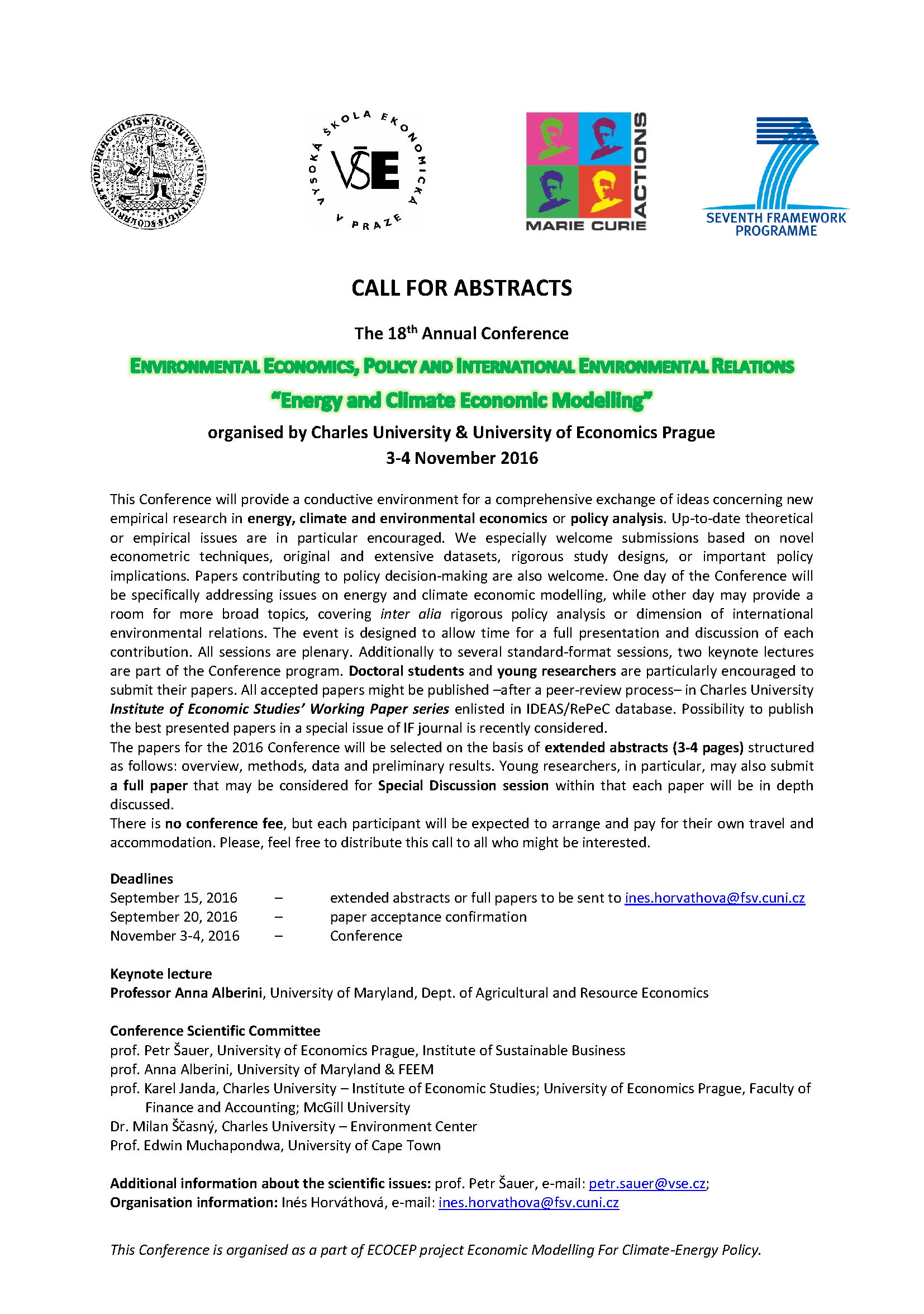 call abstracts 2016
